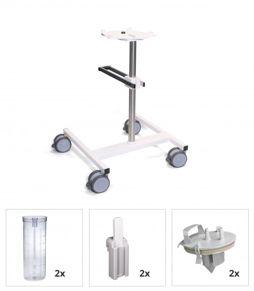 Application set Surgical Aspiration / on trolley / 2 x 4 l / PSU