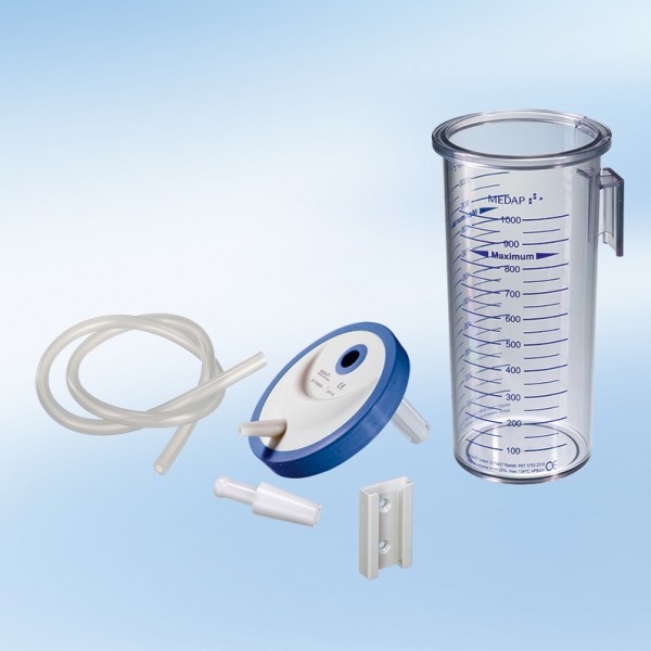 Aspiration set wall fixation 1 l